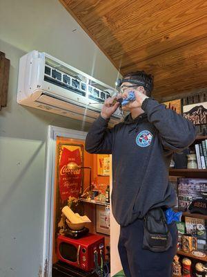 Gree ductless mini split deep cleaning