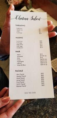 Updated prices July 7, 2018