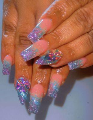 Ombré reflective gel set