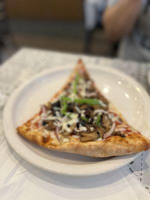 Pizza by the Slice - this one is called Delight and has just about everything on it.