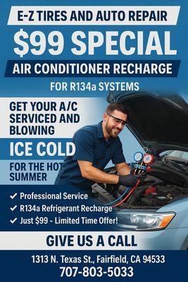 Air conditioning service special
