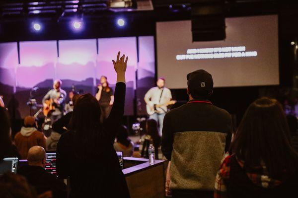 Worship at the Lookout.