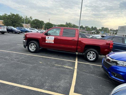 Legacy Paving being a responsible corporate citizen at a hospital. Nice work!