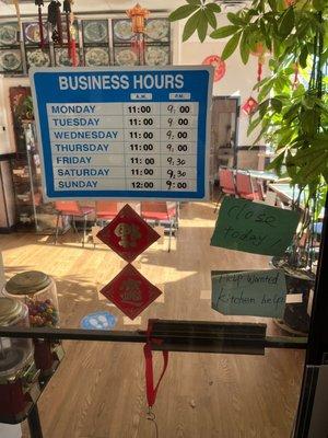 Called no answer. Drive there and they are randomly closed on a Sunday at 1pm. Won't be wasting my time with this place again.