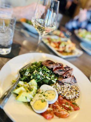 Your belly is the most outstanding organ. It works 24/7 until you're hungry. Feed it the grain bowl with a side of steak to function!