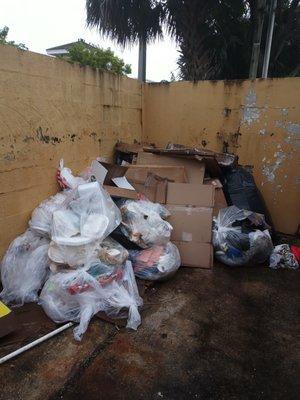 We can clean it up and clear it out.