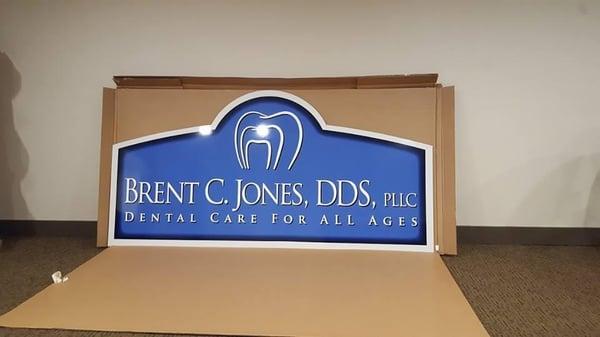 Designed by Backus Marketing & Design. Getting Ready for installation.