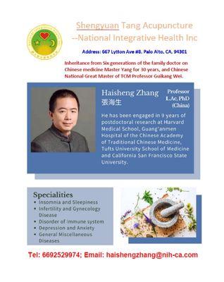Shengyuan Tang Acupuncture National Integrative Health