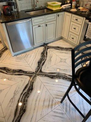 Kitchen floor
