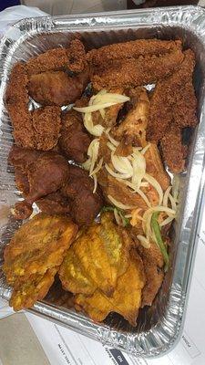 Fritay Platter Pwason (Fish)