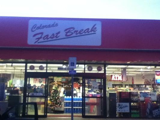 Here is the Fast Break at its entrance.