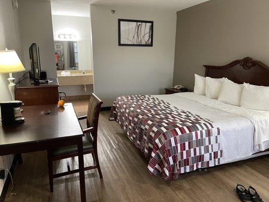 Bedroom that has been renovated