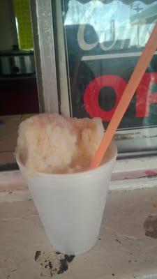 Charlie Brown snow cone, pure bliss, at around $1.25