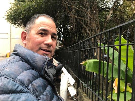 Eating fajitas in front row seats!!