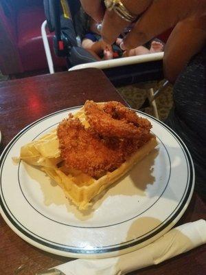 Chicken and waffles