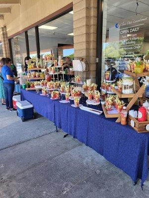 Our beautiful set up!! Customer loved it