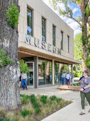 The Jackson Hole History Museum located just off the Town Square on the historic Van Vleck Block.