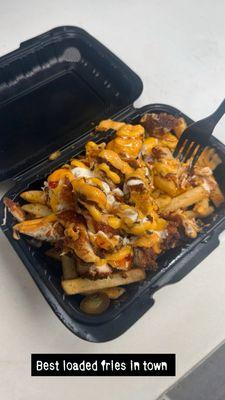 CRISPY CHICKEN LOADED FRIES