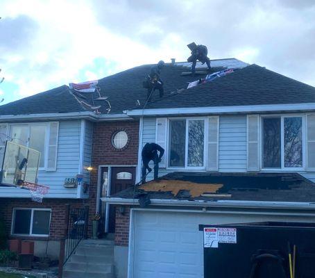 BigHorn beat other bids by 20%. They showed up on time . and did a great job. Within 24 hrs. I had a beautiful mew roof. Easy to work with.