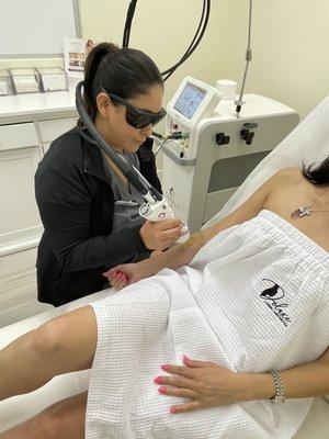 Laser hair removal