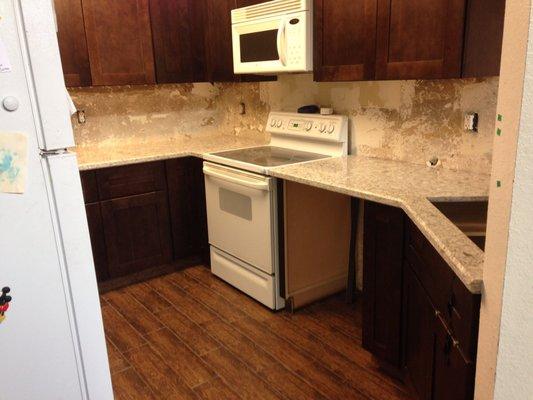 Countertops installed by Zanini's.