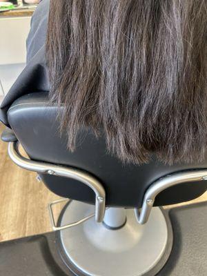 Huge missing chunk of hair