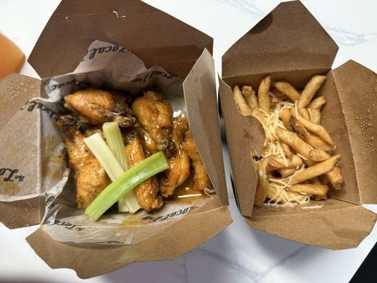 Atlanta Lemon Pepper Wings & Garlic Parmsean Small Fries