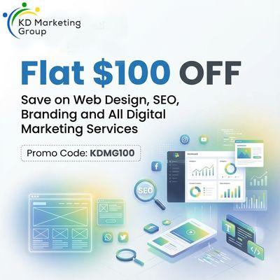Boost your brand for 2026 with $100 OFF all services!
Web Design, SEO, and Marketing that helps you stand out.