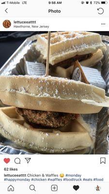 Chicken and waffle sliders