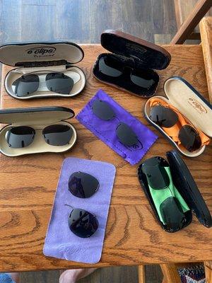 All the eClips I've purchased over the years, with the most recent snapping after a year.