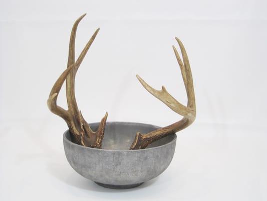 MIX Vintage Large Industrial Pewter Bowl (www.mixvintage.com)