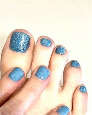 Pink and White Nails