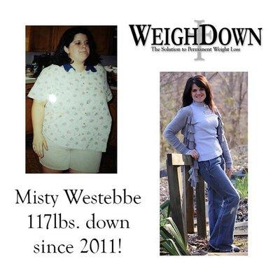 Before and After Weigh Down!