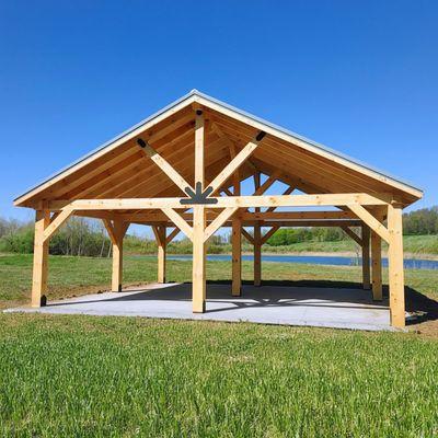 30x30' Heavy Timber Pavilion