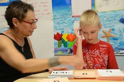 My 2nd grade student needed help with decoding.  This is the first step in teaching reading...