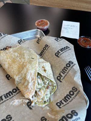 El Classico carne asada burrito