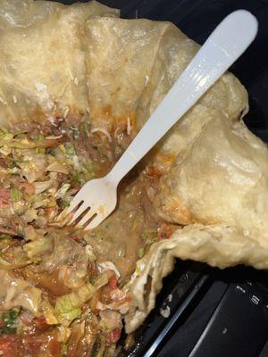 It's a Tostada bowl of soup