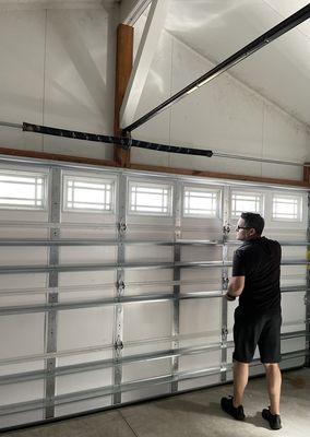 Aligned Garage Doors