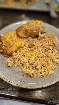 This is only a small portion of our meal. I forgot to take a photo of the plate before we split it.