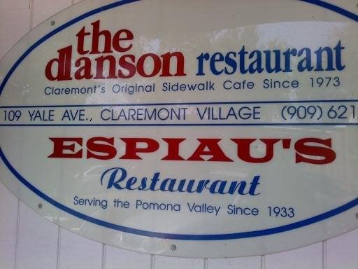 So what is there real name..the Danson or Espiau's restaurant? Aren't they one in the same? I present exhibit A...the sign!