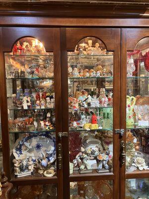 Antique salt and pepper shakers