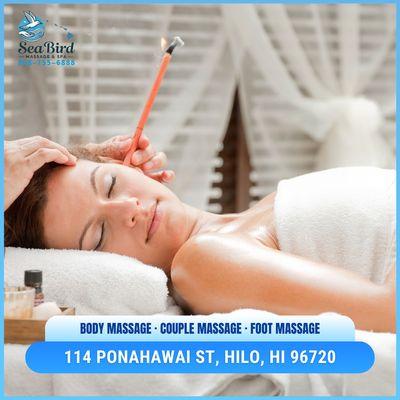 Come and try our services Ear Candling