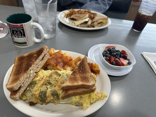 Steak and Cheese Omelet