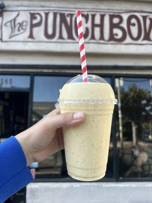 mango saffron lassi shake