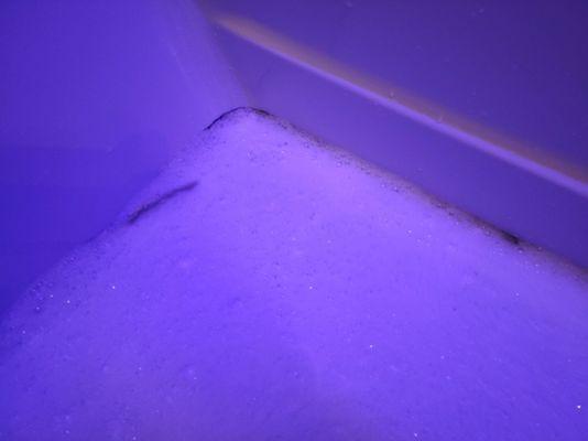 This was our hot tub and the dirt in it after filling it !