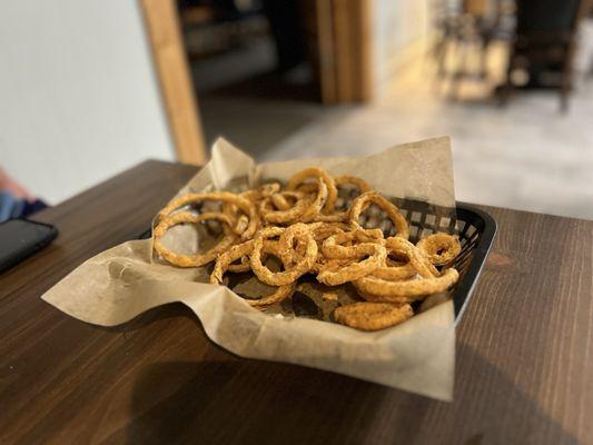 Fresh onion rings, So so good...