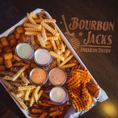Big Ole French Fry board is enough to please your entire crowd.