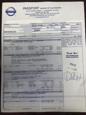Passport Nissan Alexandria