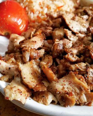 Chicken shawarma platter