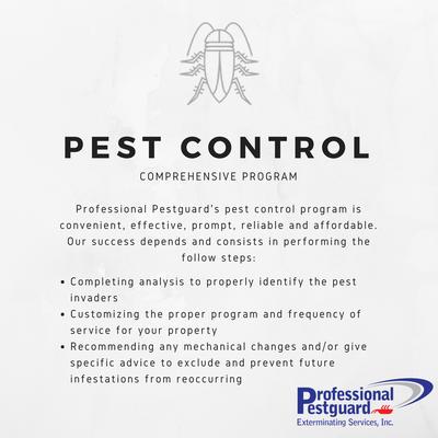 Professional Pestguard Exterminating Services